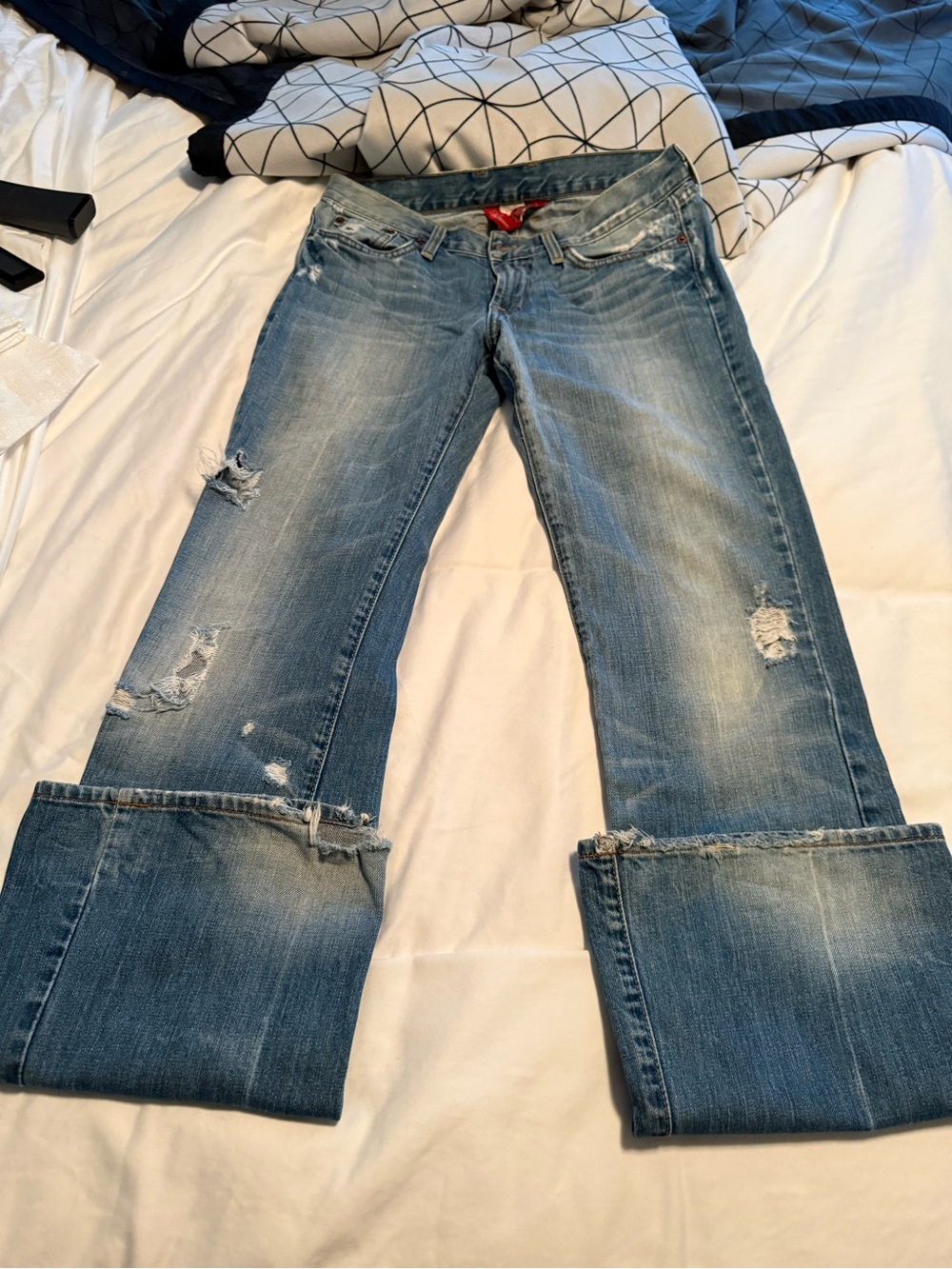 Lucky Brand Sweet and Low Highly Distressed